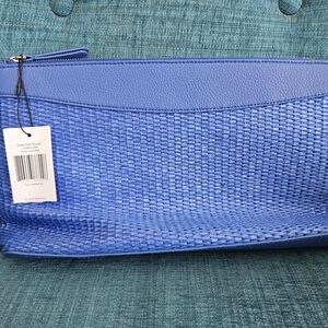 Vera Bradley Blue Woven Clutch
